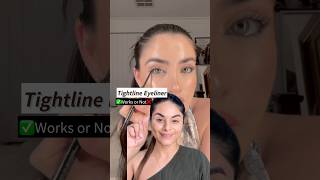 ✅❤️Tightline Eyeliner Hack😳✅ tightline eyeliner eyelinertutorial eyelinerhack eyemakeup short [upl. by Dinnage]