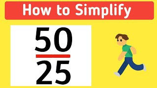 How to Simplify the Fraction 5025  5025 Simplified [upl. by Eiramlatsyrk]