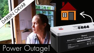 Power Outage Running our House on Only Batteries [upl. by Mindi922]