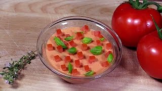 Mousse de tomates au basilic [upl. by Nnylrefinnej]