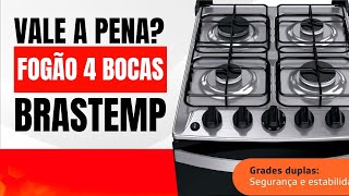 Fogão 4 Bocas BRASTEMP ANÁLISE COMPLETA Fogão 4 Bocas BRASTEMP com Menor Preço em 2024 [upl. by Tchao]