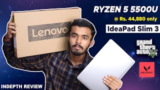 Lenovo Ideapad Slim 3  Ryzen 5 5500U  Unboxing  Full Review  Lenovo Ideapad 3  Gaming Test [upl. by Scholem]