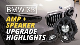 Speakers amp AMP upgrade in BMW G05 X5 xDrive45e hybrid [upl. by Harbot]