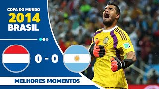 Holanda 0 x 0 Argentina Pênaltis 2 4 Copa do Mundo Brasil 2014 GLOBO FULLHD 1080p [upl. by Omrelliug725]