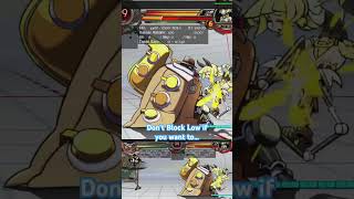 Don’t wanna DownBack No Problem gaming fgc fightinggames skullgirls bigband [upl. by Nahtahoj842]