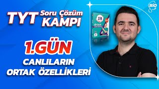 🔬Canlıların Ortak Özellikleri Soru Çözümü  21 Günde TYT Biyoloji Kampı1 9 Sınıf Biyoloji Kampı1 [upl. by Madonna]