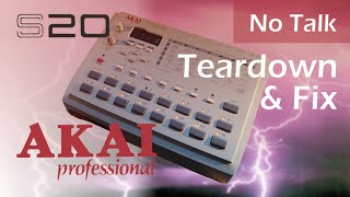 Akai S20 Sampler  Teardown and Fix [upl. by Giselle734]