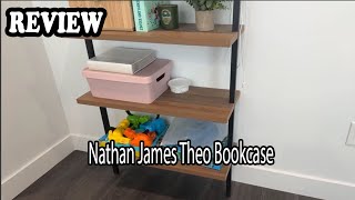 Nathan James Modern Bookcase Review  Pros and cons after 2 years of use [upl. by Eldon]