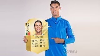 Footballers REACT to their NEW FIFA 18 RATINGs [upl. by Rtoip]