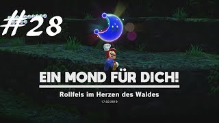 Forstland Mond 28 Rollfels im Herzen des Waldes Super Mario Odyssey [upl. by Pussej]