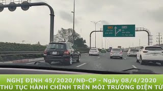 Nghị Định 452020NĐCP  Chương 1 Thủ tục hành chính trên môi trường điện tử [upl. by Theresina]