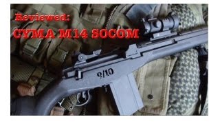 CYMA M14 SOCOM REVIEW CM023A AIRSOFT [upl. by Danielle]