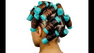 Easy Large Perm Rod Set  Curls Blueberry Bliss  Natural Hair [upl. by Manouch]