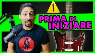 Imparare a Suonare la Chitarra  PRIMA di INIZIARE [upl. by Madlen756]