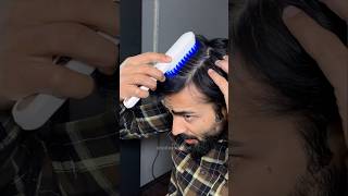 Testing Protouch LED hair therapy comb 😍hairtherapycomb haircomb review [upl. by Ibbob]