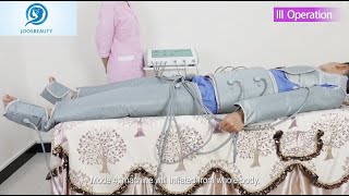 How to Setup The Infrared Pressotherapy Machine  WLJMLB1219  Lymphatic Drainage [upl. by Malilliw]