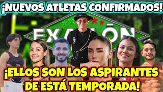 🚨 ELLOS SON LOS ASPIRANTES CONFIRMADOS DE LA NUEVA TEMPORADA DE EXATLÓN MÉXICO 2024 exatlónméxico [upl. by Airdnassac26]