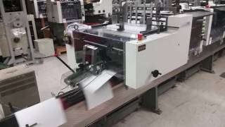 Best Graphics Group  1402 Osako PoderTener 6Pocket Saddle Stitcher [upl. by Aicila]