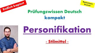 Personifikation  Sprachliche Mittel im Deutschunterricht [upl. by Nylzaj919]