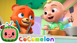 Pots and Pans Band  NEW 🥁 CoComelon Animal Time  Animals for Kids [upl. by Aissatsan]