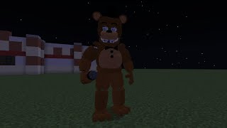 Unwithered Freddy turns into Withered Freddy FNAF 2 addon hotfix update [upl. by Allicirp]