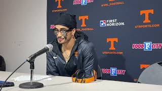 Tennessee QB Nico Iamaleava Reacts to Vols’ Loss at Georgia on Saturday Night  Postgame Presser [upl. by Hilde]