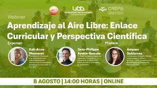 Webinar  Aprendizaje al Aire Libre Enlace Curricular y Perspectiva Científica [upl. by Diarmid]