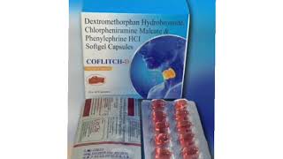 COFLITCH D Capsule Dextromethorphan Hydrobromide Chlorpheniramine Maleate amp Phenylephrine Capsules [upl. by Dogs]