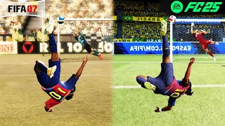 Bicycle Kicks From FIFA 94 to FC 25 [upl. by Stauffer462]