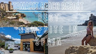 Seafront Camping at Tamarit Beach Resort A PetFriendly Paradise in Tarragona [upl. by Attenoj]