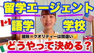 【体験談】留学エージェントと語学学校の選び方🏫 留学したい人必見！！👀 語学留学留学生 海外生活 [upl. by Melas]