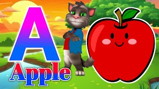 A for apple  अ से अनार  abcd phonics song  a for apple b for ball c for cat  abcd song  abcde [upl. by Luca]