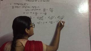 Homogeneous differential equation [upl. by Ydaf]