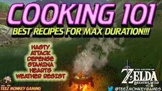 Zelda Breath of the Wild  Best Recipes [upl. by Ardeid]