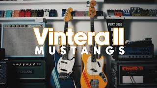 AllNew Fender Vintera II Mustangs  Competition Mustang Guitar amp Bass Are BACK [upl. by Whitford]