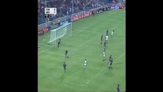 PRIMEIRO GOL DO RONALDINHO GAÚCHO NO BARCELONA [upl. by Renner958]