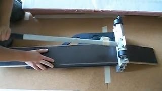 How to Laminate Flooring Installation Video Mryoucandoityourself [upl. by Nosac]