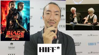 Did Blade Runner 2049 change scifi 7 years later Roger Deakins Interview at hiff moviereview [upl. by Schnapp217]