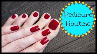 My Pedicure Routine  JennyClaireFox [upl. by Suirrad]