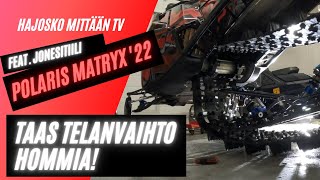 Polaris RMK Khaos Matryx Slash 2022 telan vaihto  Hajosko Mittään TV [upl. by Segal]