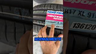 Medidas de llantas Toyo Proxes Sport ArmandoCarros Llantas toyotires [upl. by Chandal]