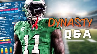 LIVE Dynasty QampA Team Blueprints Trades Strategy [upl. by Lorolla354]