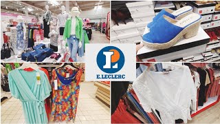 👡👗LECLERC VÊTEMENTS CHAUSSURES FEMMES NOUVELLE COLLECTION ÉTÉ 2022 ☀️🍹 [upl. by Civ]