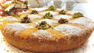 TORTA FROLLA RICOTTA NUTELLA E PISTACCHIO CREMOSA ricetta facile dì Tutti a tavola [upl. by Hsital]