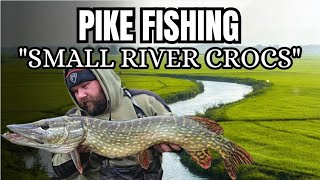 SMALL RIVER CROCS  PIKE FISHING LURES AND DEADBAITS [upl. by Anera]