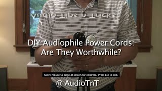 DIY Audiophile Power Cords Are They Worthwhile [upl. by Marron]