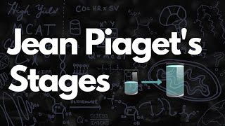 Jean Piagets Stages  Theory of Cognitive Development  MCAT [upl. by Sevy]