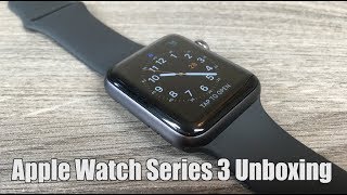 Apple Watch Series 3 Space Grey Unboxing and Setup [upl. by Wilbert]