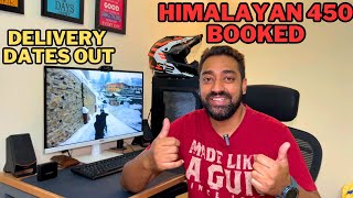 FINALLY BOOKED HIMALAYAN 450  DELIVERY DATE AND ACCESSORIES LIST  SUNNYHASPLANS [upl. by Nelav]