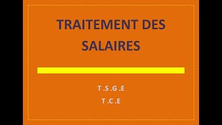 traitement des salaires  CALCUL DU SALAIRE les indemnité et les primes [upl. by Ahsilrac130]